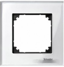 Рамка Schneider Electric Merten System M MTN404119 (белый бриллиант)