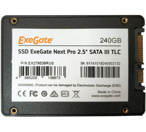 SSD Exegate Next Pro 480GB EX276683RUS