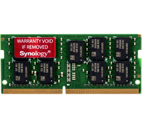 Модуль памяти Synology 16GB DDR4 SODIMM PC4-21300 D4ECSO-2666-16G