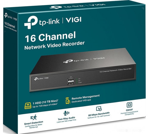 Видеорегистратор наблюдения TP-Link Vigi NVR1016H