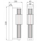 Бра Maytoni Verticale MOD308WL-L9BL3K