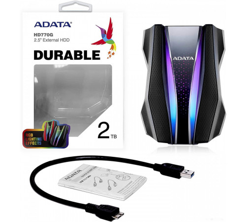 Внешний жёсткий диск A-Data HD770G 2TB AHD770G-2TU32G1-CBK