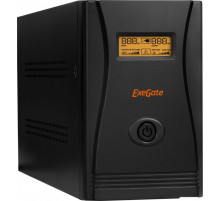 Источник бесперебойного питания Exegate SpecialPro Smart LLB-1500.LCD.AVR.C13.RJ.USB