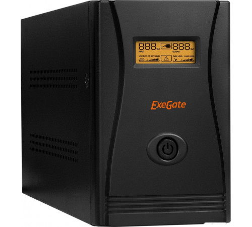 Источник бесперебойного питания Exegate SpecialPro Smart LLB-1500.LCD.AVR.C13.RJ.USB