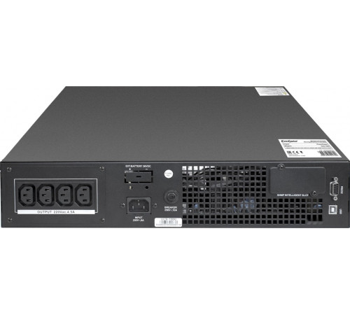 Источник бесперебойного питания Exegate PowerExpert ULS-1000.LCD.AVR.C13.USB.RS232.SNMP.2U