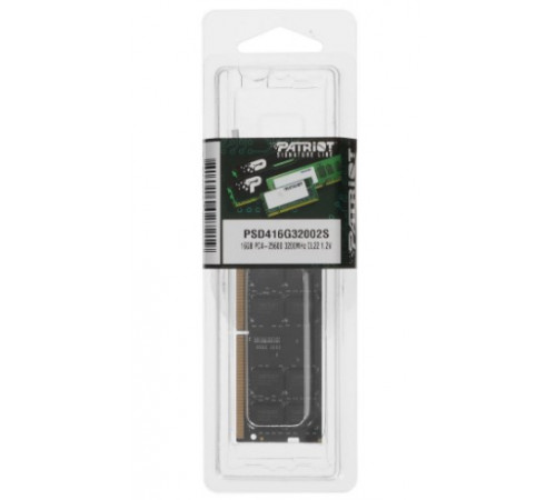 Модуль памяти Patriot Signature Line 16GB DDR4 SODIMM PC4-25600 PSD416G32002S