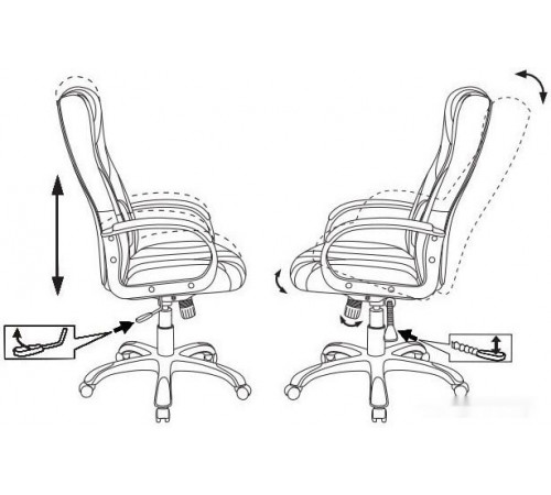 Офисное кресло Zombie 9 (черный/серый)