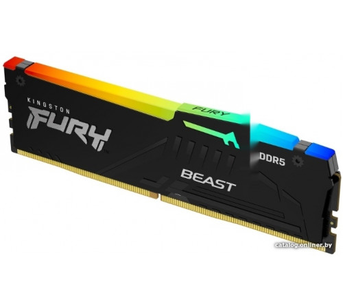 Модуль памяти Kingston FURY Beast RGB 2x32ГБ DDR5 5600 МГц KF556C40BBAK2-64