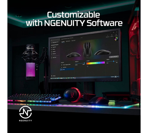Игровая мышь HyperX Pulsefire Haste 2 Wireless (черный)