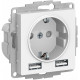 Розетка Schneider Electric AtlasDesign ATN000130