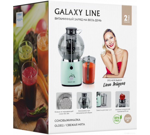 Соковыжималка Galaxy Line GL0811 (свежая мята)