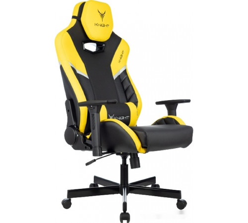 Офисное кресло Knight Thunder 5X (черный/желтый)