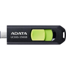 USB Flash A-Data UC300 256GB (черный/зеленый)