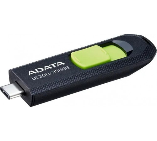 USB Flash A-Data UC300 256GB (черный/зеленый)