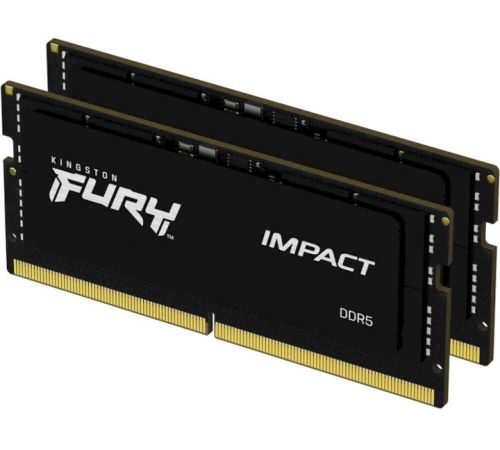 Модуль памяти Kingston FURY Impact 2x16 ГБ DDR5 6400 МГц KF564S38IBK2-32