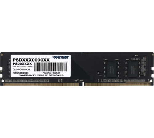 Модуль памяти Patriot Signature Line 8ГБ DDR4 2666 МГц PSD48G26662