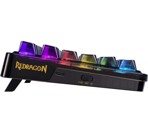 Клавиатура Redragon Elf Pro (прозрачный/черный)