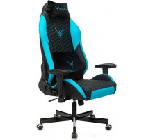 Офисное кресло Knight Neon (черный/голубой)