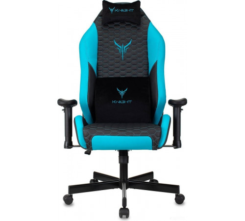 Офисное кресло Knight Neon (черный/голубой)