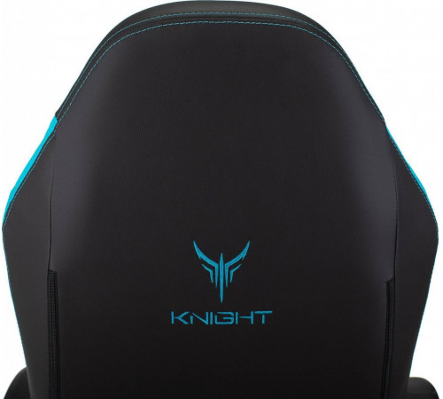 Офисное кресло Knight Neon (черный/голубой)