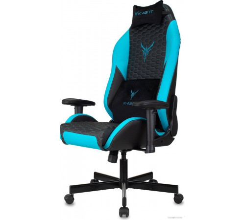 Офисное кресло Knight Neon (черный/голубой)