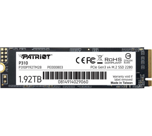 SSD Patriot P310 1.92TB P310P192TM28
