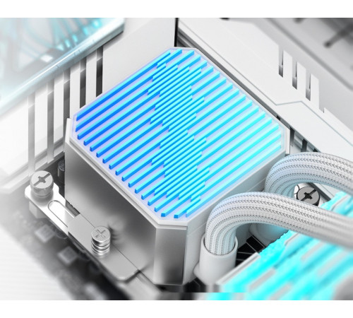 Жидкостное охлаждение для процессора ID-COOLING DX360 Max White