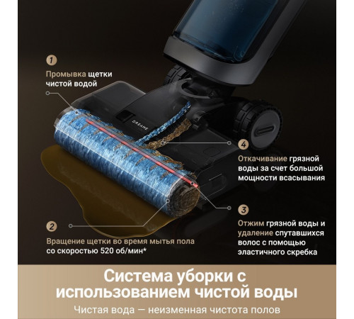 Пылесос Dreame H14 Dual Wet and Dry Vacuum (международная версия)