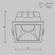 Точечный светильник Maytoni Alfa LED DL043-01-15W4K-D-SQ-WB