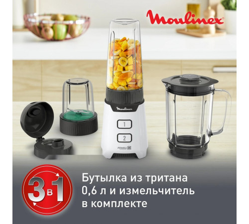 Блендер Moulinex LM16L110 (белый)