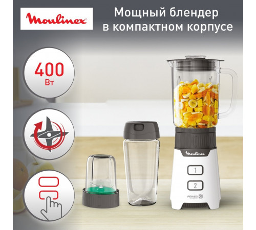 Блендер Moulinex LM16L110 (белый)