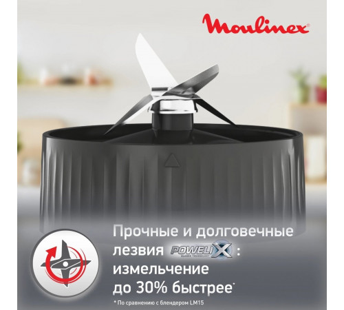 Блендер Moulinex LM16L110 (белый)