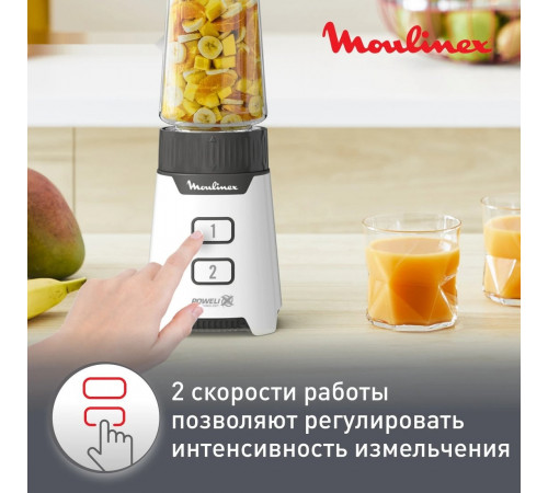 Блендер Moulinex LM16L110 (белый)