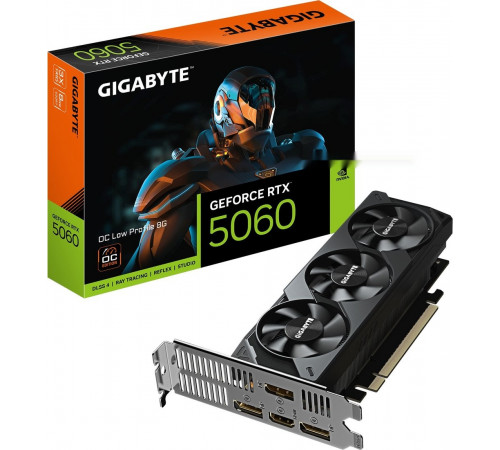 Видеокарта Gigabyte GeForce RTX 5060 OC Low Profile 8G GV-N5060OC-8GL