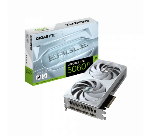 Видеокарта Gigabyte GeForce RTX 5060 Ti Eagle OC Ice 16G GV-N506TEAGLEOC ICE-16GD