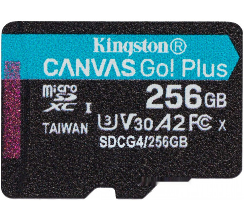 Карта памяти Kingston Canvas Go! microSDXC 256GB SDCG4/256GBSP