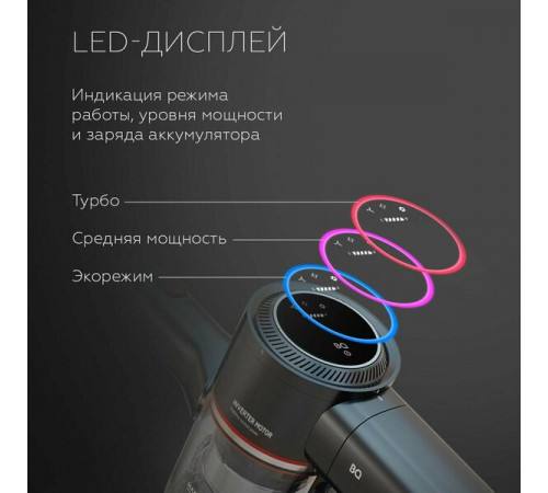 Вертикальный пылесос с влажной уборкой BQ VCA1003W