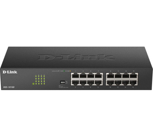 Коммутатор D-LINK DGS-1016D/J1A