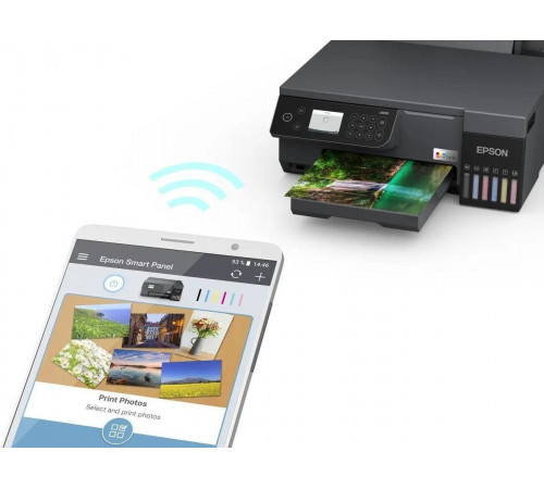 Принтер Epson EcoTank L8100 (черный)