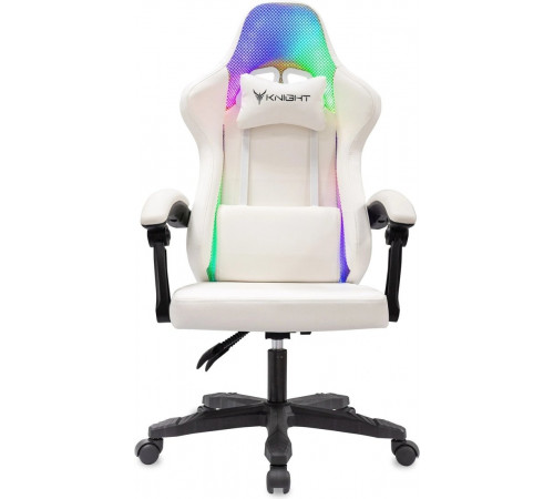 Офисное кресло Knight Wolf RGB (белый)
