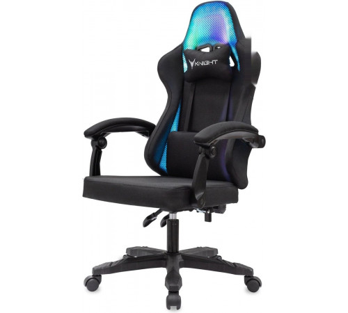 Офисное кресло Knight Wolf RGB (черный)
