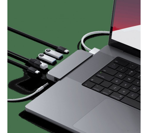 Док-станция Satechi Pro Hub Mini ST-UCPHMIM (серый космос)