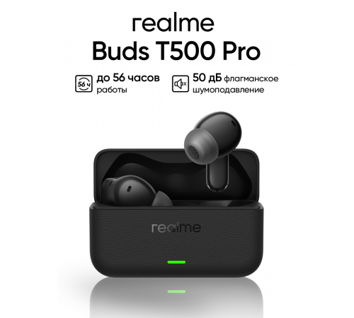 Наушники Realme Buds T500 Pro (черный)