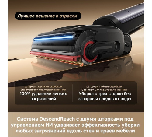 Вертикальный моющий пылесос Dreame H16 Pro Steam Wet and Dry Vacuum HHR48F (с евровилкой)