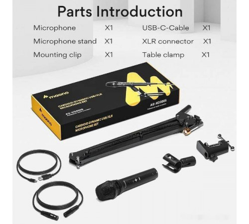 Проводной микрофон Maono AU-HD300S