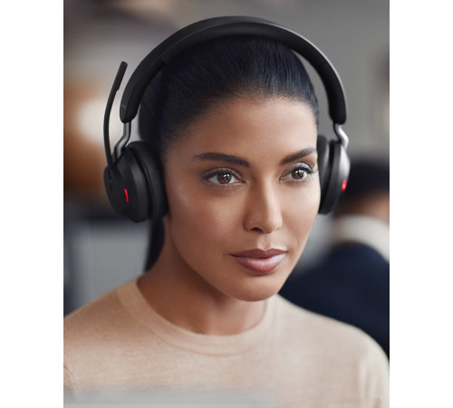 Наушники Jabra Evolve2 65 MS Stereo USB-A Desk (черный)