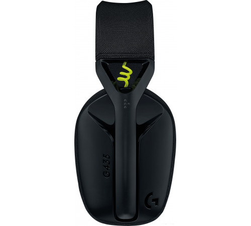 Наушники Logitech G435 Lightspeed (черный/неоновый желтый)