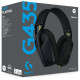 Наушники Logitech G435 Lightspeed (черный/неоновый желтый)