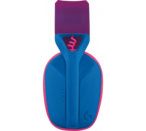Наушники Logitech G435 Lightspeed (синий/малиновый)