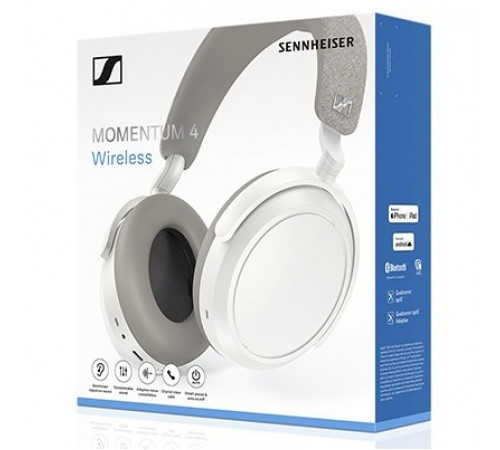 Наушники Sennheiser Momentum 4 Wireless (белый)